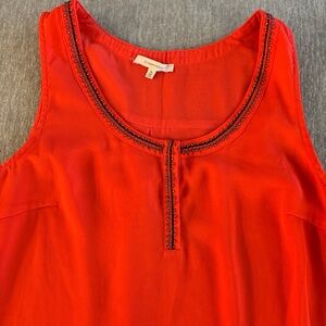 Doncaster Vibrant Red Sleeveless Blouse